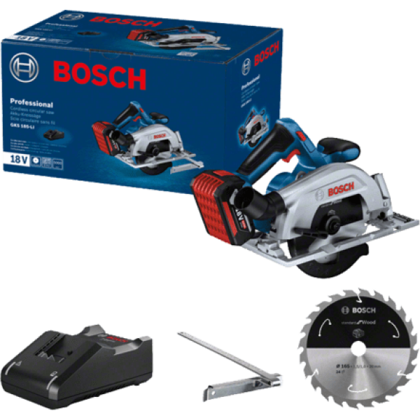 Акумулаторен ръчен циркуляр Bosch GKS 185-Li